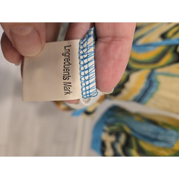 Rossi Roma Vintage Y2K Pleated Tunic Top Shirt Womens XL Lined Artsy Lagenlook - Picture 8 of 8